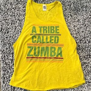 Zumba Fitness Yellow WE AR Graphic Tank